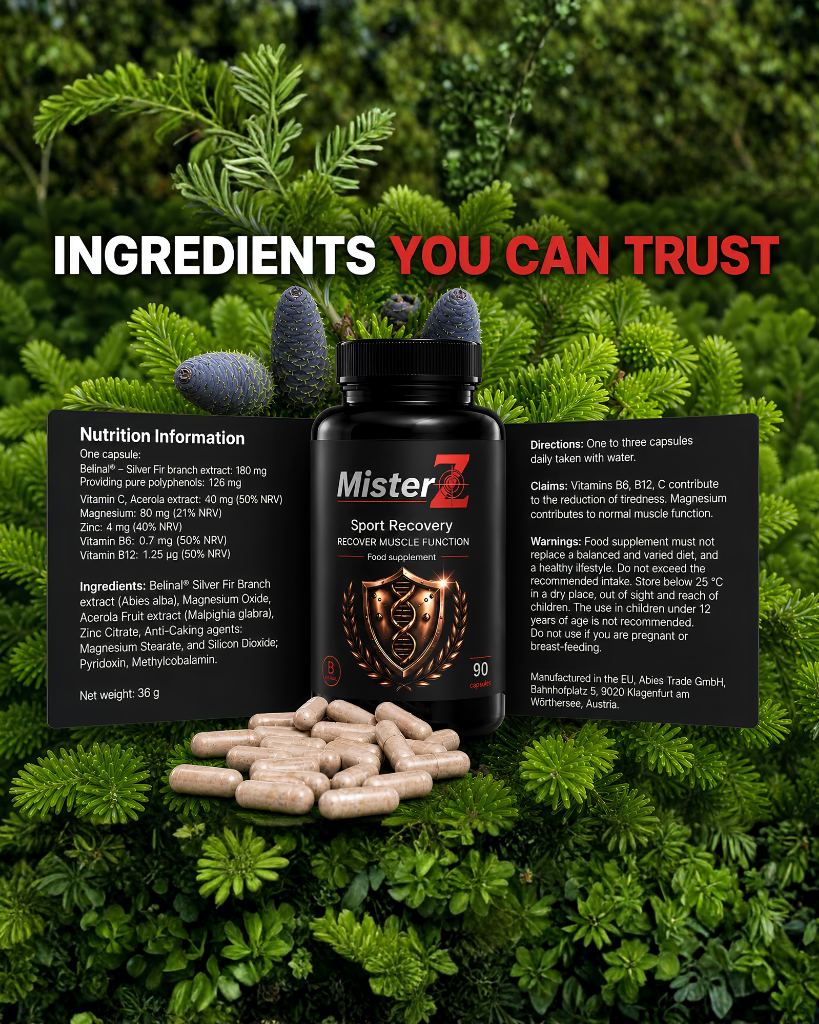 MisterZ Sport Recovery - 90 Capsules